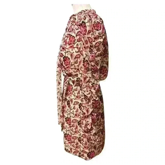 ML Monique Lhuillier Printed Velvet Cocktail Dress Size 4 NWT - Picture 8 of 16